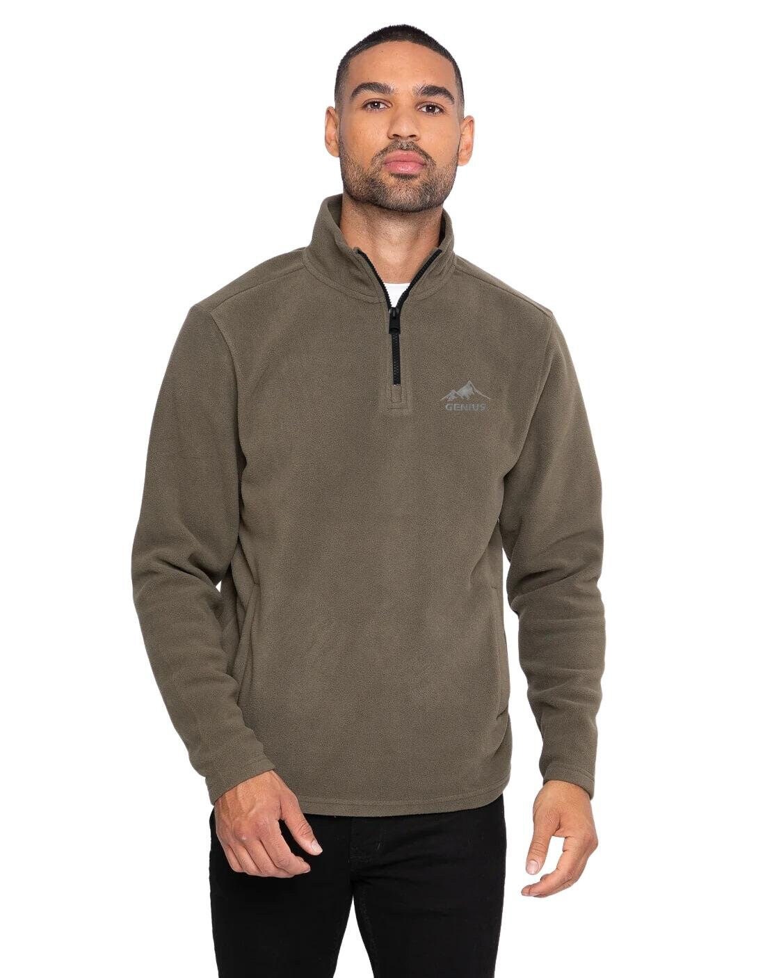 Mens fleece pullover sale