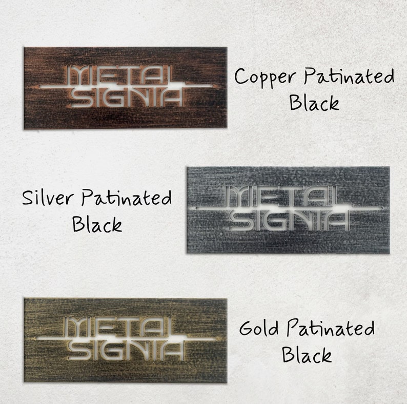 Custom Monogram Metal Wall Art Personalized Family Name Decor Luxury Custom Metal Wall Decor Elegant Personalized Metal Wall Art zdjęcie 8