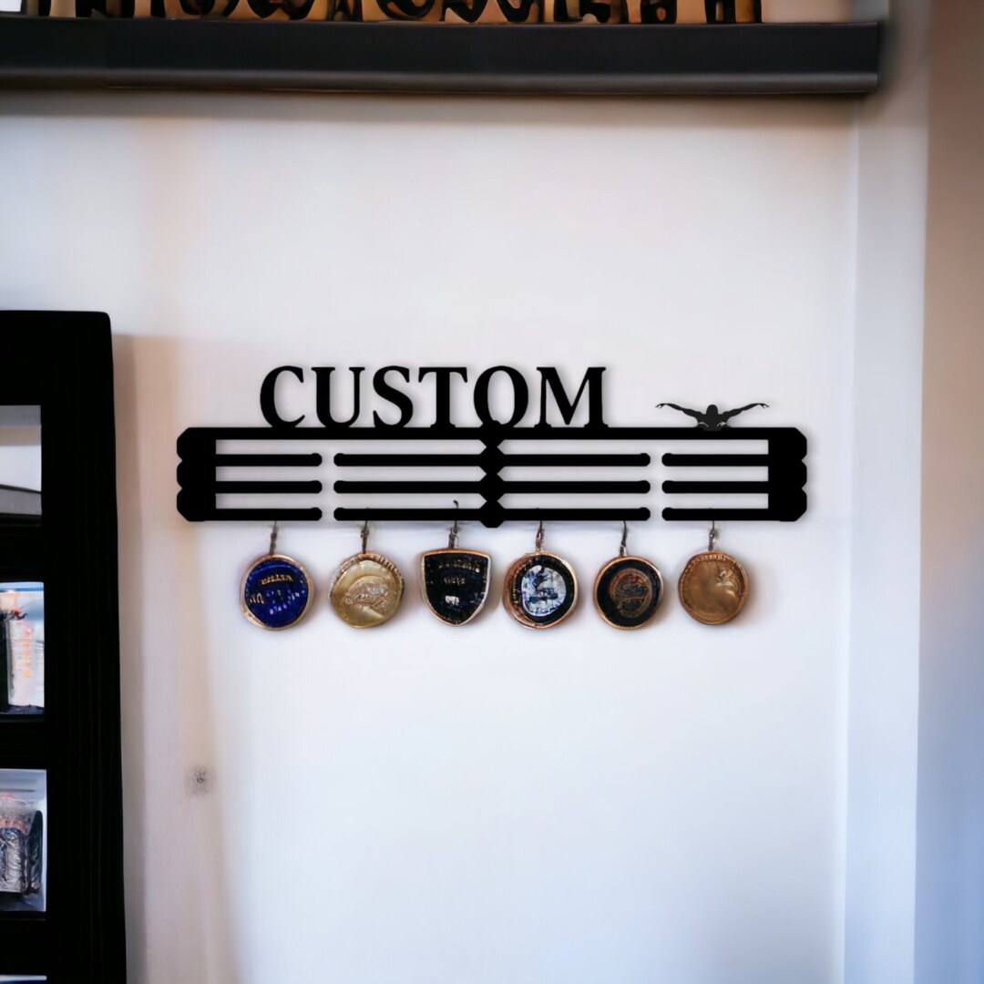 Custom Name Medal Hanger, Medal Holder Custom Text, Medal Hanger,award