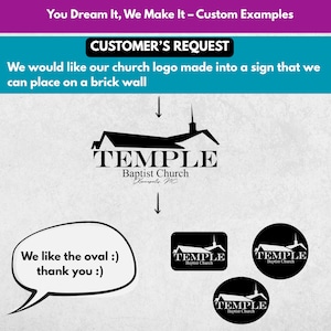 Custom Metal Sign with Logo, Personalized Outdoor Sign, Custom Bar Sign, Circle Any Shape Sign, Waterproof Store Sign, Large Commercial Sign image 5