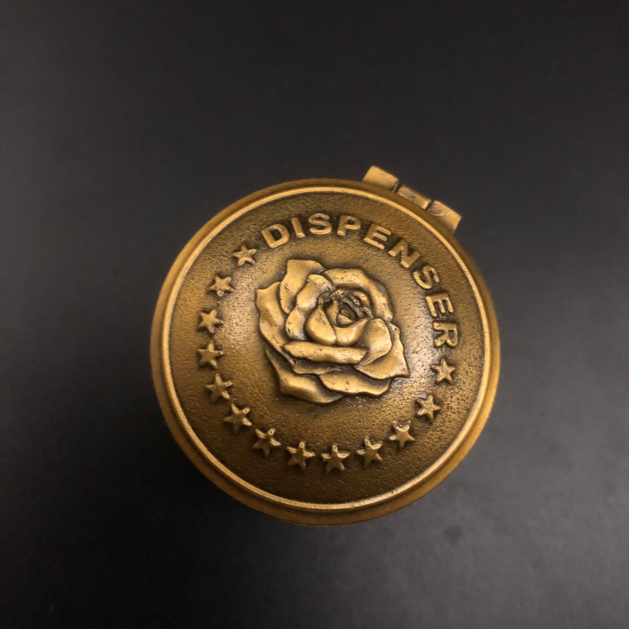 New USPS Postage Stamp Roll Metal Holder Dispenser With Intricate