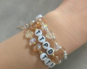 Handmade Tortured Poet Taylor Bracelet - Perfect for Swifty Eras Tour Outfit - Unique Gift