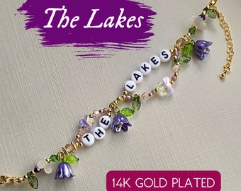 The Lakes Taylor Merch Friendship Bracelet for Swifty wear with Eras Tour Outfit | Handmade 14K Plated Jewelry