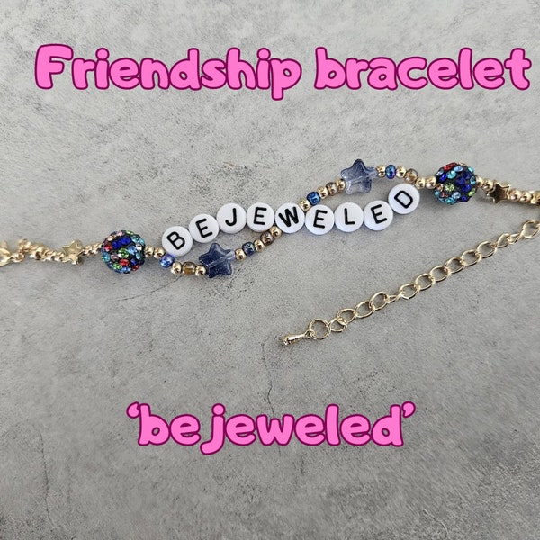 Bejeweled Taylor handmade Swifty  Friendship Bracelet for Eras Tour Movie