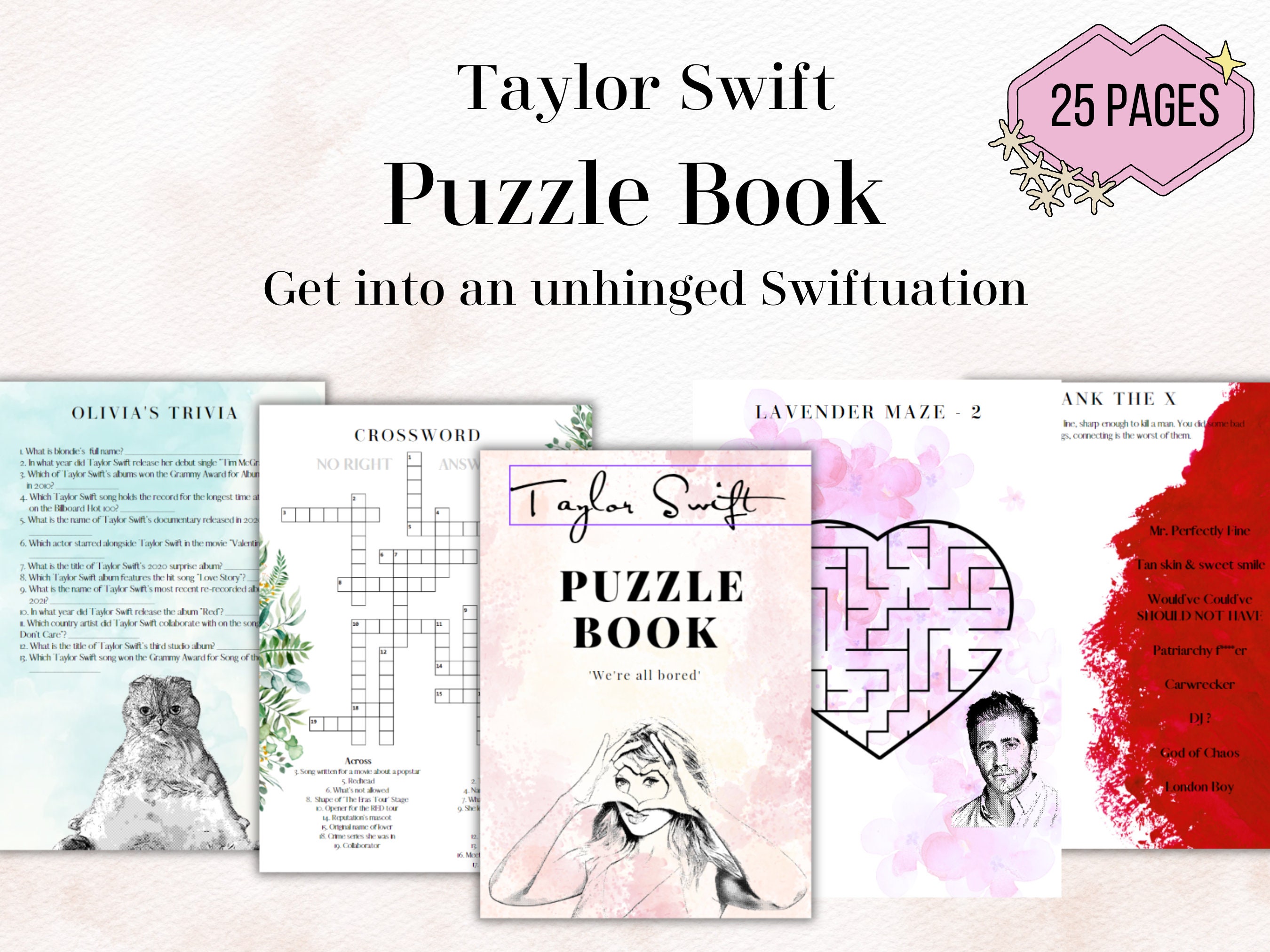 Taylor Swift Puzzles Taylor ERAS Tour Music Album Puzzles Gift Fun Family  Game Teens Boys Girls Puzzle Game Artwork 1000 Pieces 
