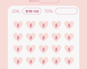 Monthly saving tracker