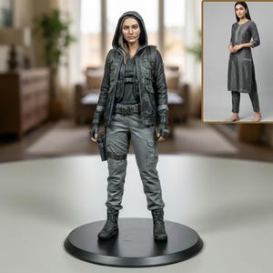 Custom 3D Figures From Photo Personalized Gamer Figurine | Streamer Desk Statue | Hand Painted Gaming Setup Decor Gift for Content Creators