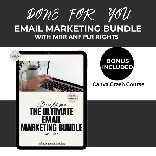 Email marketing essentials Guide with MRR And PLR ,email marketing vault with resell rights,Email marketing Bundle with Master Resell rights