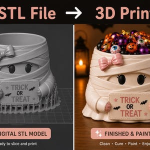 Spooky Candy Dish STL
