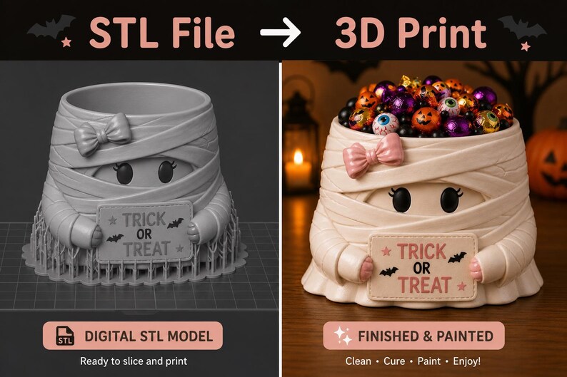 Spooky Candy Dish STL