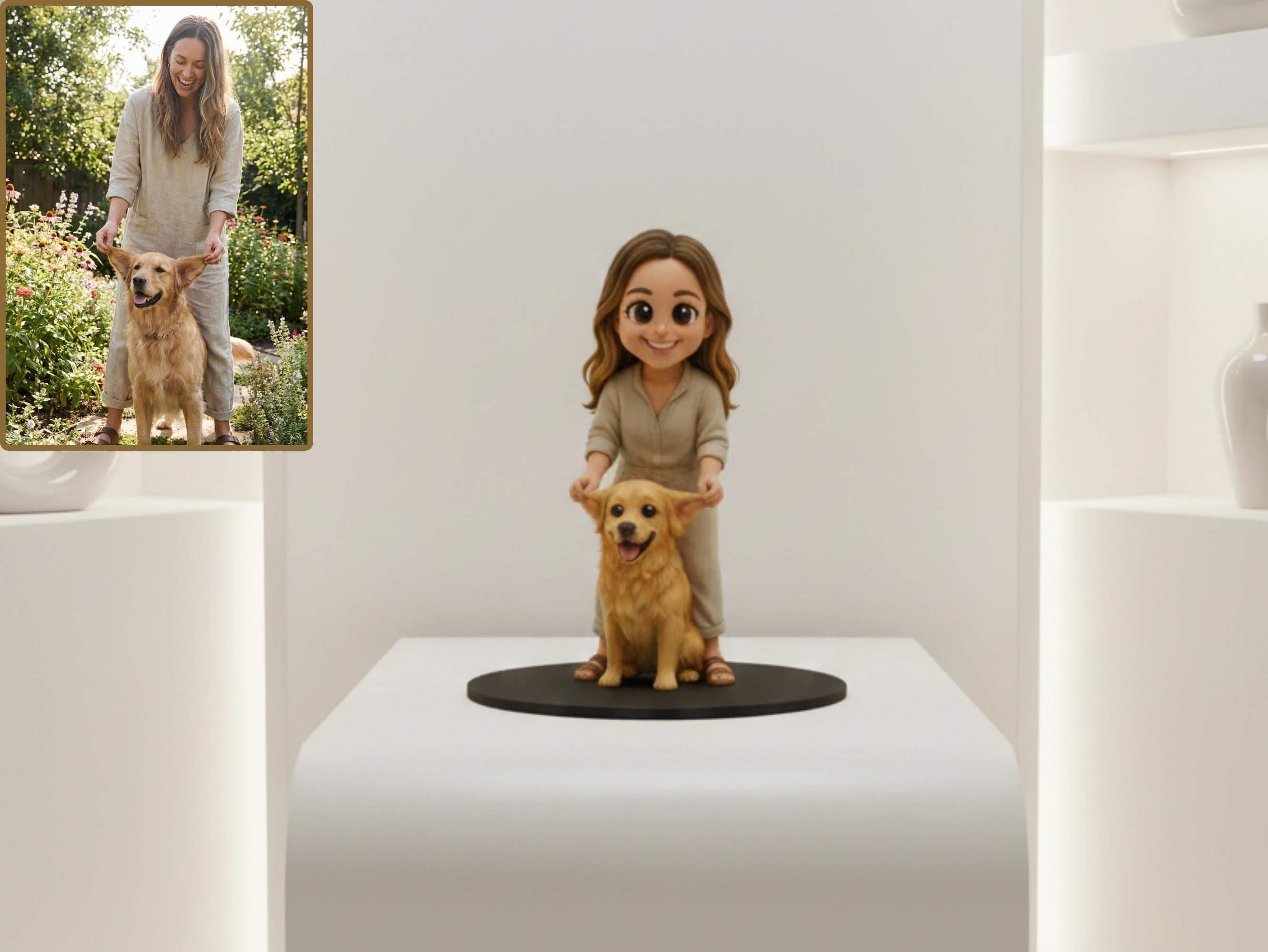 Custom 3D Mini Figurine From Photo | Personalized Mini Figure Gift ...