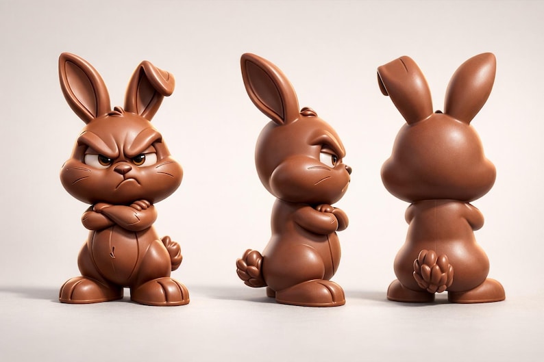 Funny holiday bunny STL