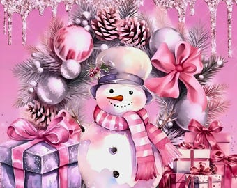 Roze snoman bekerdoek