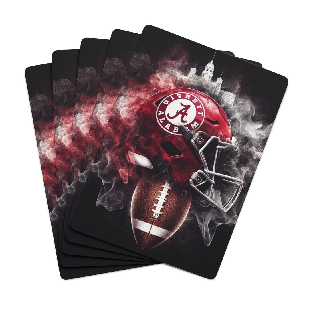 Custom Poker Cards Alabama Edition Etsy