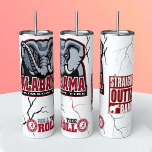 Alabama roll tide roll tumbler wrap
