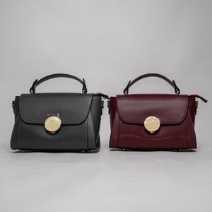 Leather bag Handbags for women Shoulder Bag Minimalist bag Crossbody bag Leather shoulder bag Mother Daughter gift Best friend gift