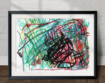 DESCONTENTO – Impresión de arte / Impresión de bellas artes Giclée en mate, papel de archivo