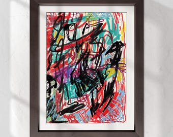 INSTINTO – Impresión de arte / Impresión de bellas artes Giclée en papel mate, de archivo