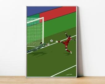 Sadio Mane Liverpool Football poster Digital print