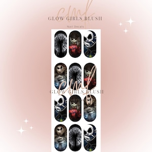 Halloween water decals