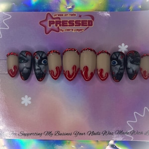 press on nails Halloween