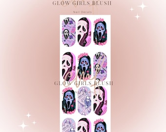 Halloween water decals