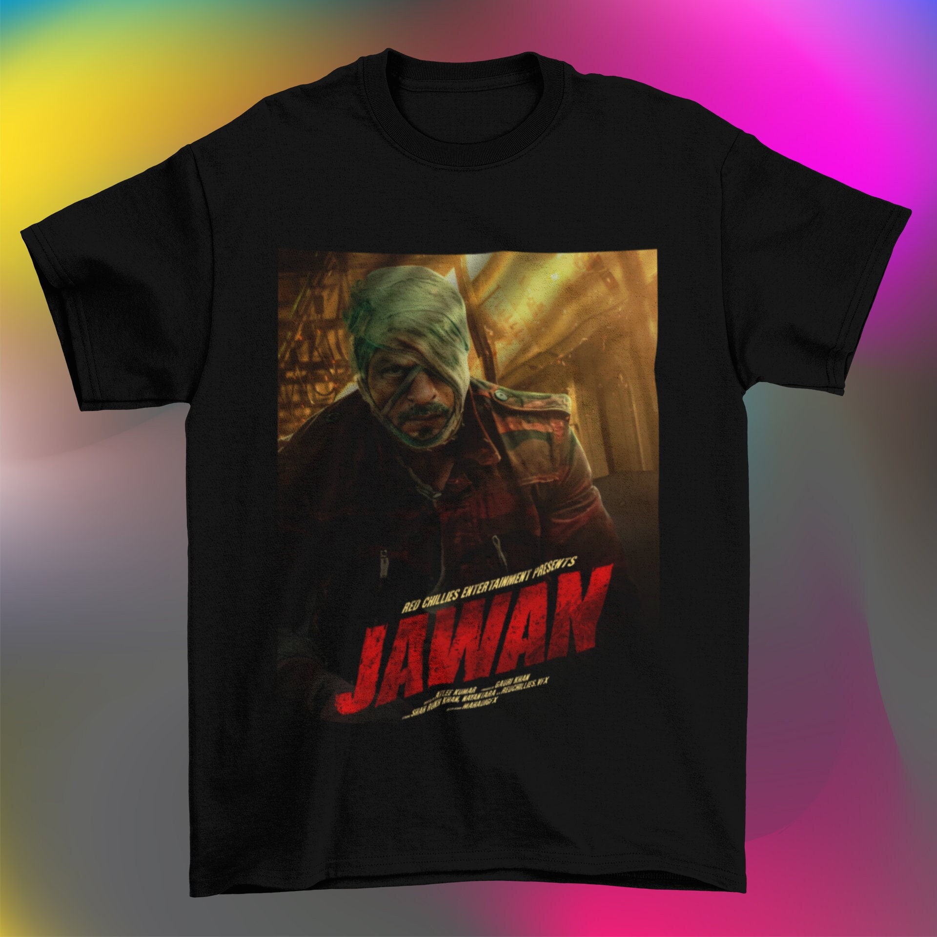 Jawan Movie Tshirt, Jawan 2023 Movie Tshirt, Shahrukh Khan Movies