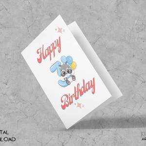 Geburtstagskarte zum Ausdrucken | Alles Gute zum 3.Geburtstag| Karte zum Geburtstag | Geburtstagskarte für Kinder | Digitale Geburtstagskarte | Niedliche Geburtstagskarte