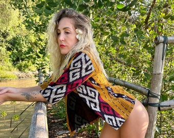 Embroidered ethnic jacket