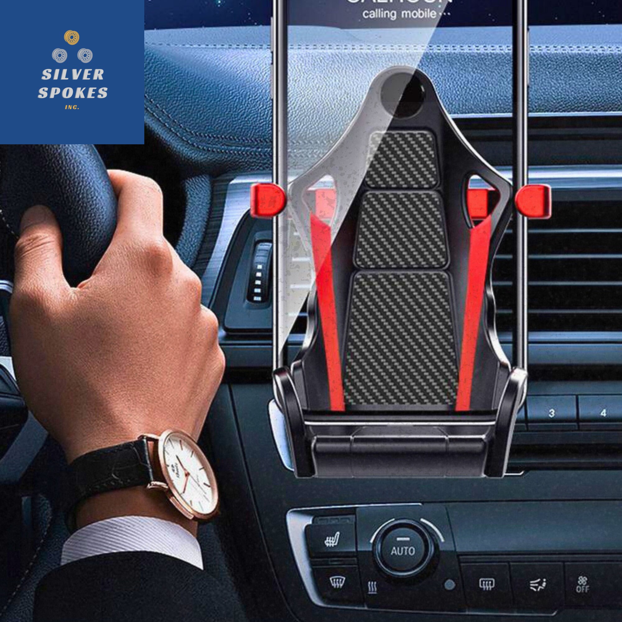 Car Seat Phone Holder, Car Phone Holder, Bucket Seat, Car Vent Phone