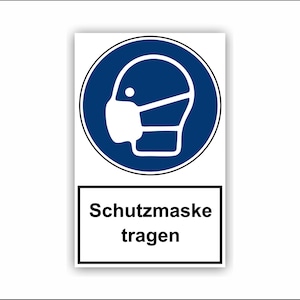 Warnschild Aufkleber Fußboden