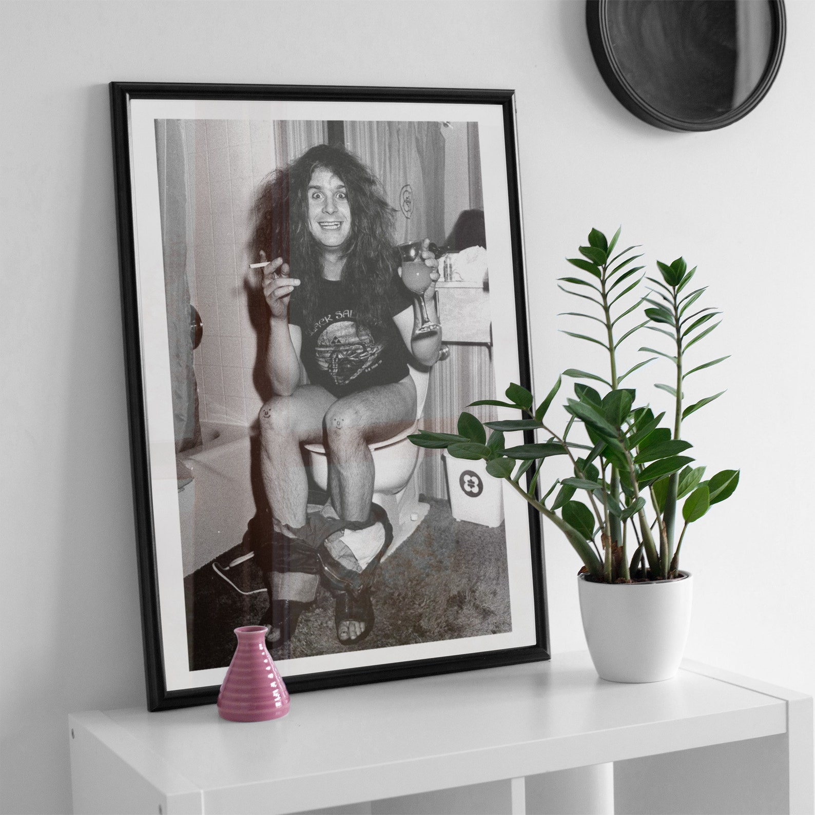 ozzy osbourne toilet poster
