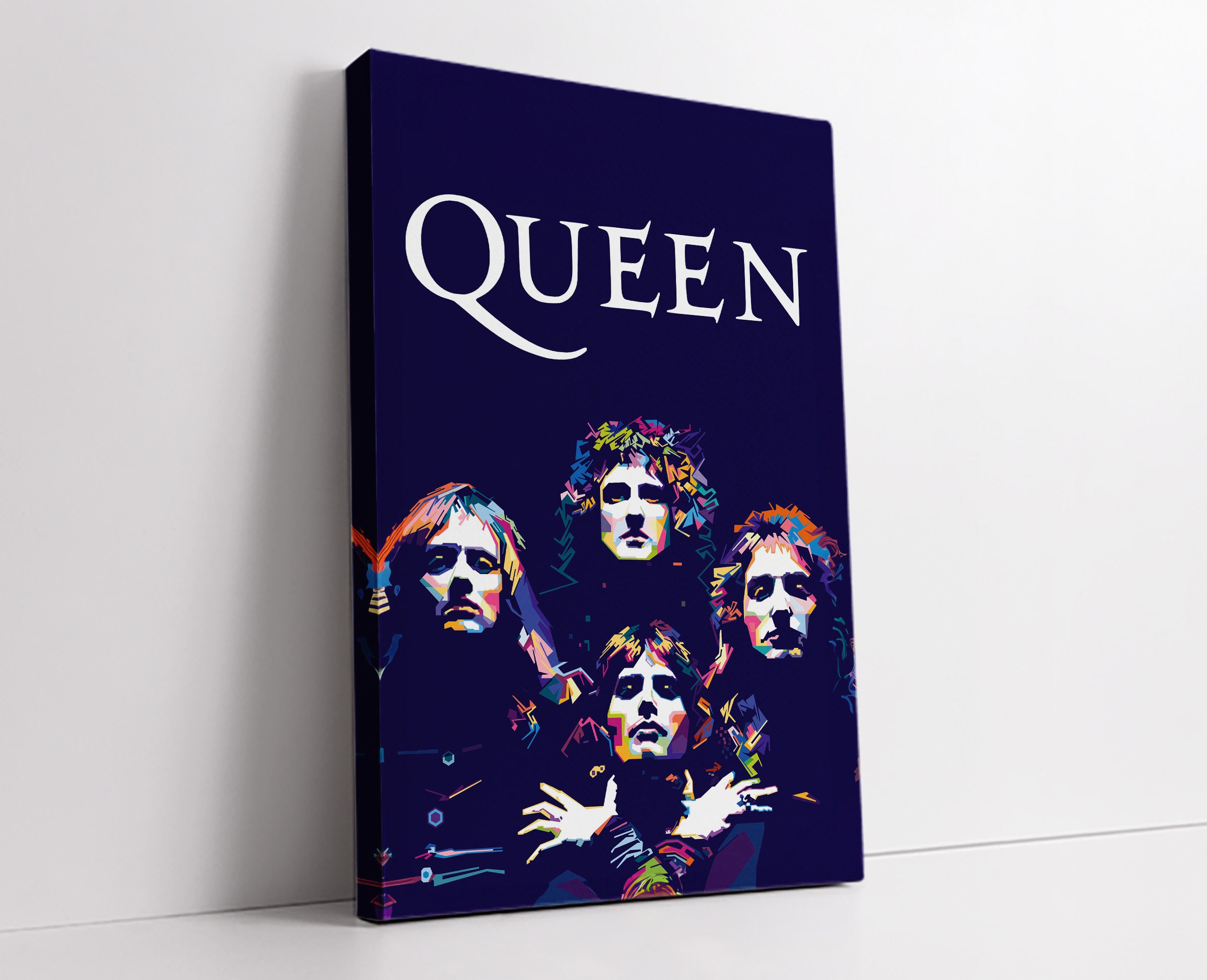 Queen poster, Freddie Mercury poster, Queen Band Music Poster