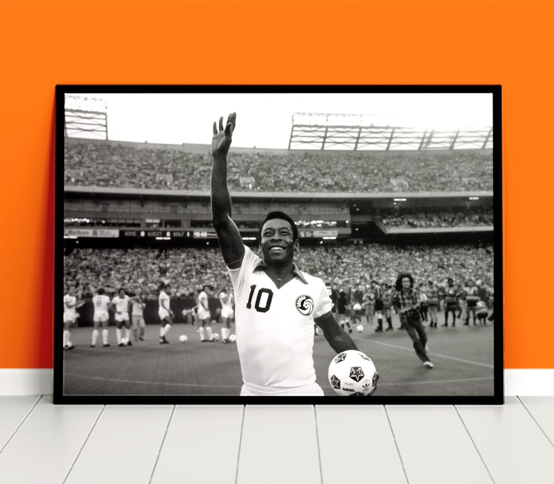 Produktbild von Inspirierendes Fußballposter, Motivierender Fußballstar-Leinwand-Kunst