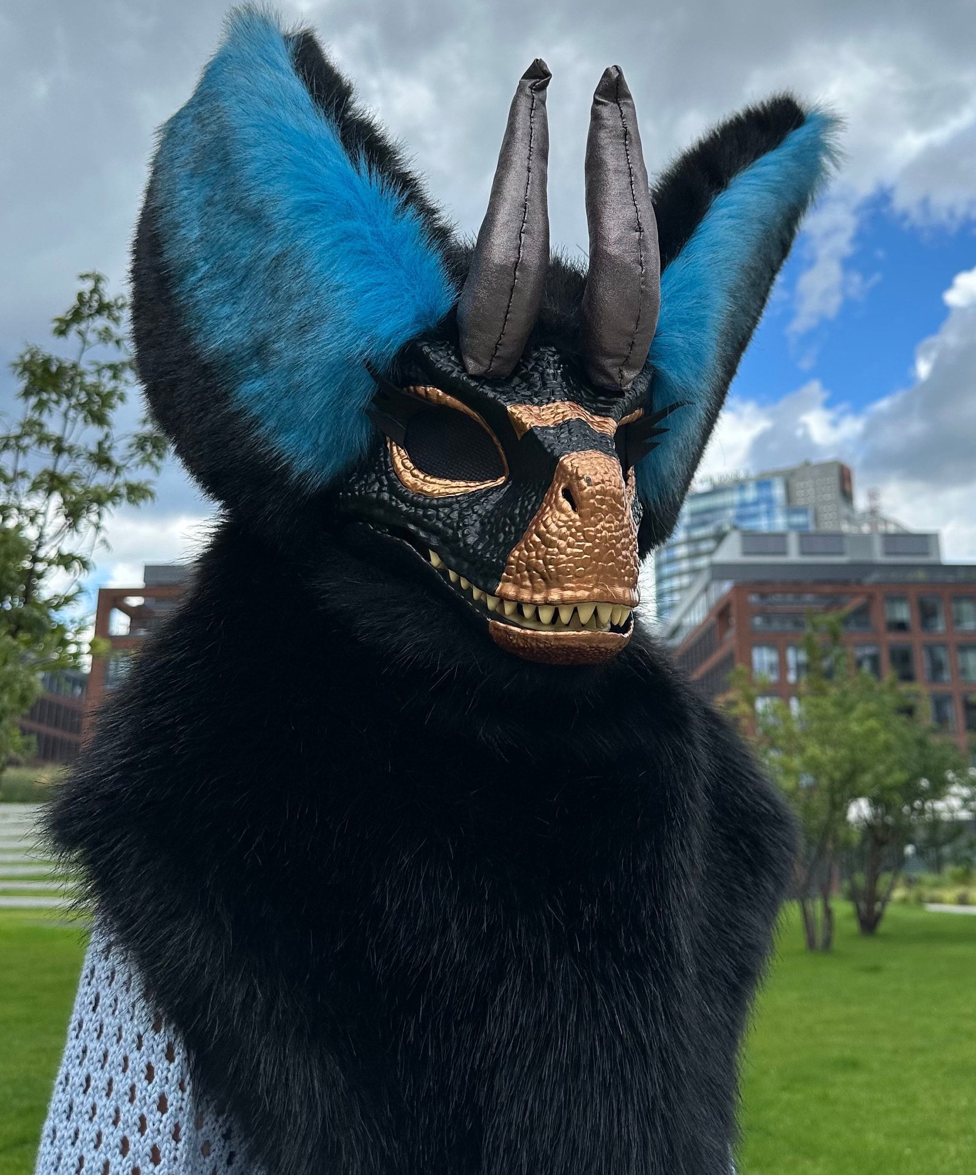 Dino Mask Furry - Temu