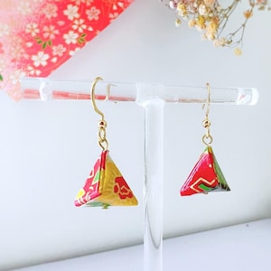 Origami gorgeous triangle earrings
