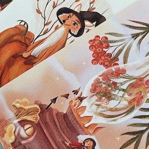 Jeu de cartes postales « L'automne préféré »
