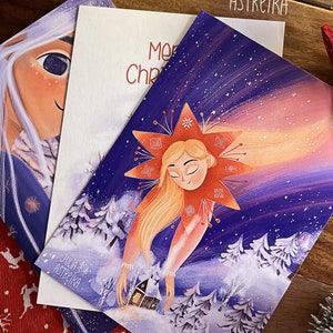 Lote de postales "Magia acogedora" de 3 postales