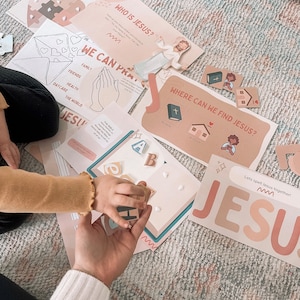 Introducing Jesus Craft for Kids (DOWNLOADABLE), Who is Jesus, Toddler Activities, Sunday School Craft, Homeschool