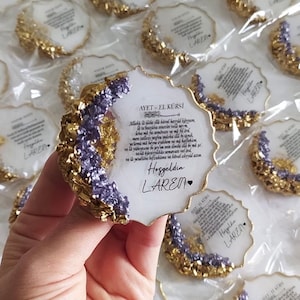 Custom Ramadan Favors, Eid Mubarek Gift, Ayatul Kursi Epoxy Magnet Favors for Guests, Islamic Nikkah Favors, Epoxy Wedding Gifts