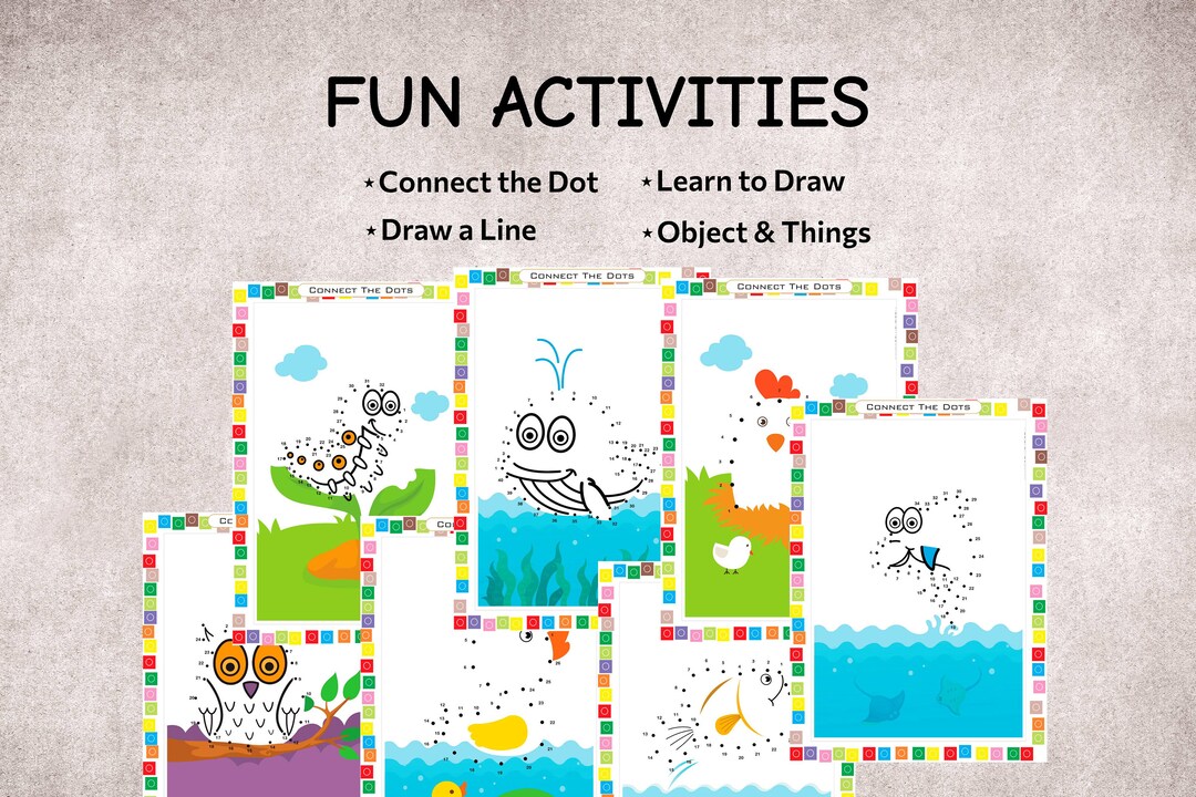 100 Pages Printable Connect the Dot Worksheets for Preschool 100 Pages Printable Connect the Dot Worksheets for Preschool