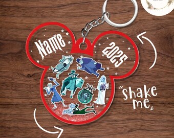 Personalized Disney Haunted Mansion Shaker Keychain, the