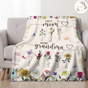 Floral Nana Blanket Etsy