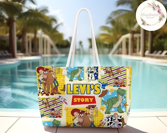 Personalized Disney Pixar Toy Story Weekender Bag, Disney Family Summer Vacation Beach Bag, WDW Disneyland Toy Story Summer Vacation 2024