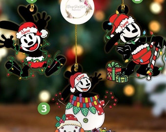 アクセサリー Oswald@ Personalized Disney Oswald the Rabbit Christmas Ornament, Custom