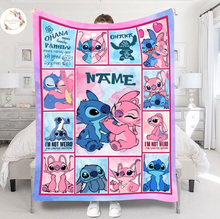 Stitch ohana blanket sale