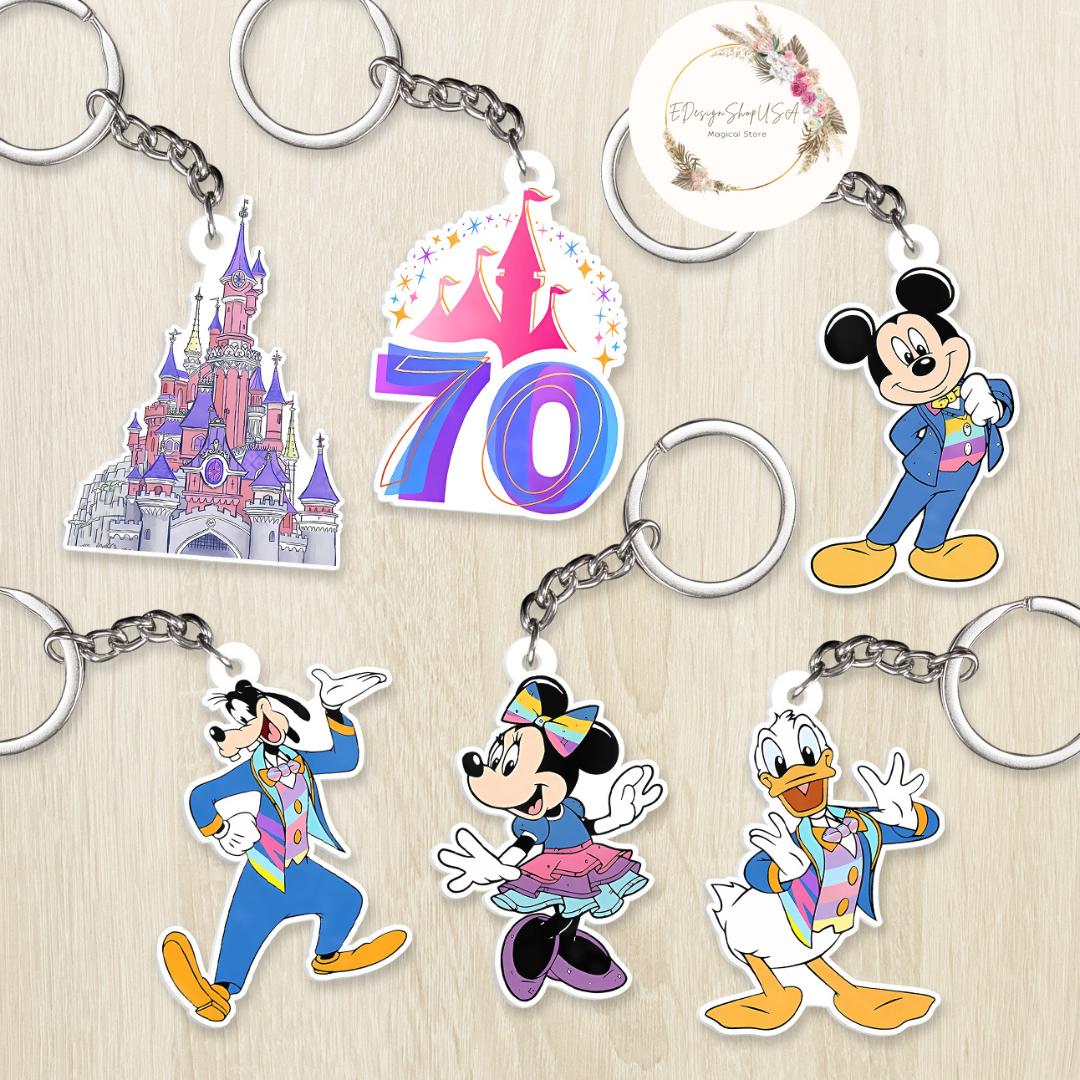 Disney key ring collection ディズニー 7匹 Seven Character