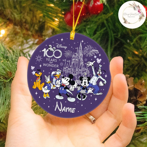 Personalized Walt Disney World 100 Years of Wonder 2023 Christmas