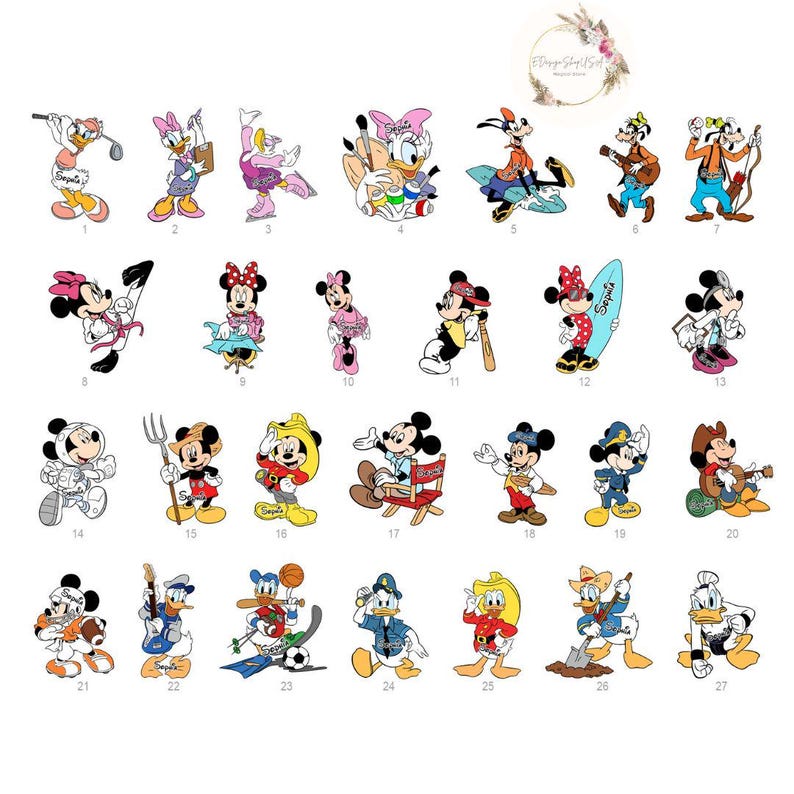 Personalized Disney Job Doctor Nurse Astronaut Christmas Ornament