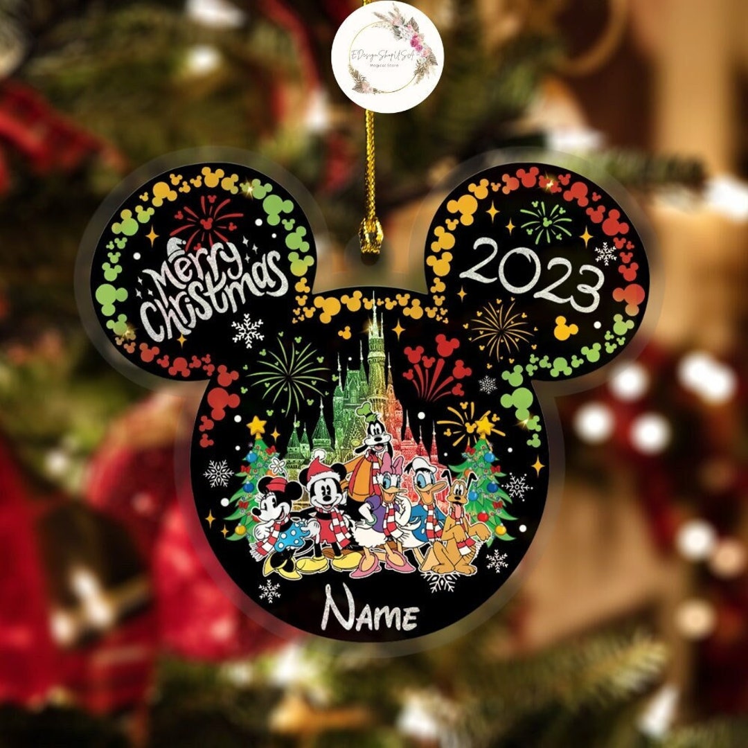 I Love You Ornament 2024 I Love You To The Moon And Back V3 - Personalized Custom Photo Mica Or – A Gift Customized Mica Ornament